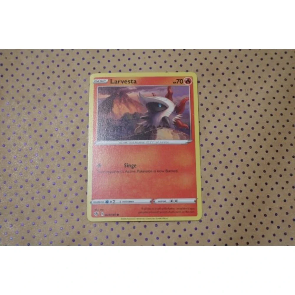 Larvesta 029/189 Pokemon Card (2020)
